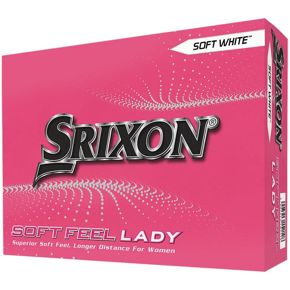 Srixon Soft Feel Lady Golf Balls - Soft White - Double Dozen