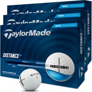 TaylorMade Distance  Golf Balls - White - 3 for 2 Dozen