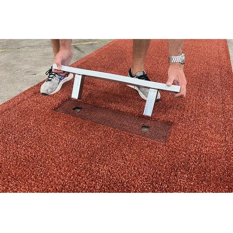 The Perfect Mound Defender Series Softball Pitching Mat SBM (11' x 4')