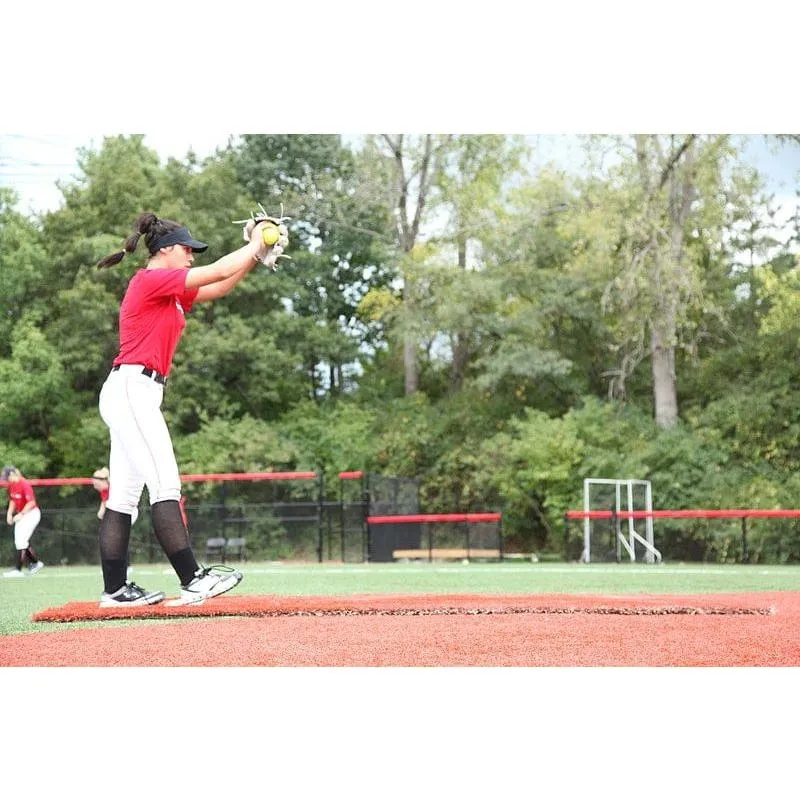 The Perfect Mound Defender Series Softball Pitching Mat SBM (11' x 4')