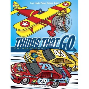 Things That Go Coloring Book
