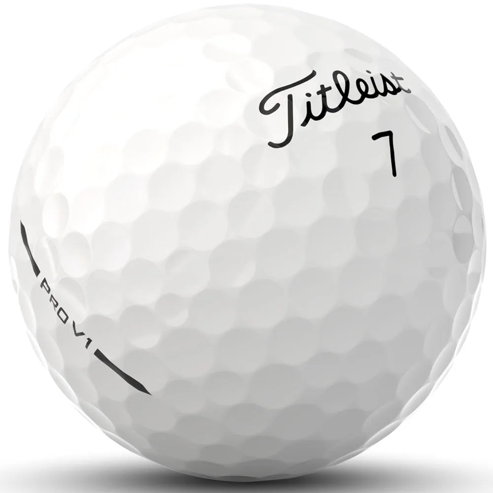 Titleist Pro V1 High Number Golf Balls - White - 12 Pack