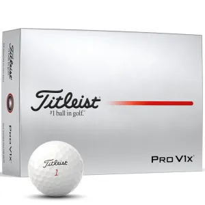 Titleist Pro V1x Golf Balls - White - 12 Pack