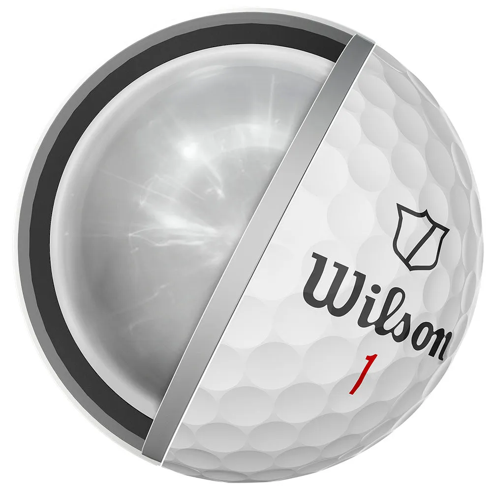 Wilson Staff Model X Golf Balls - White - 12 Pack