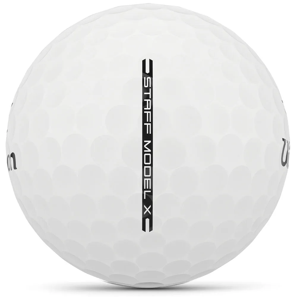 Wilson Staff Model X Golf Balls - White - 12 Pack
